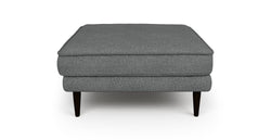 Klem Puf Ahşap Ayak - Keten