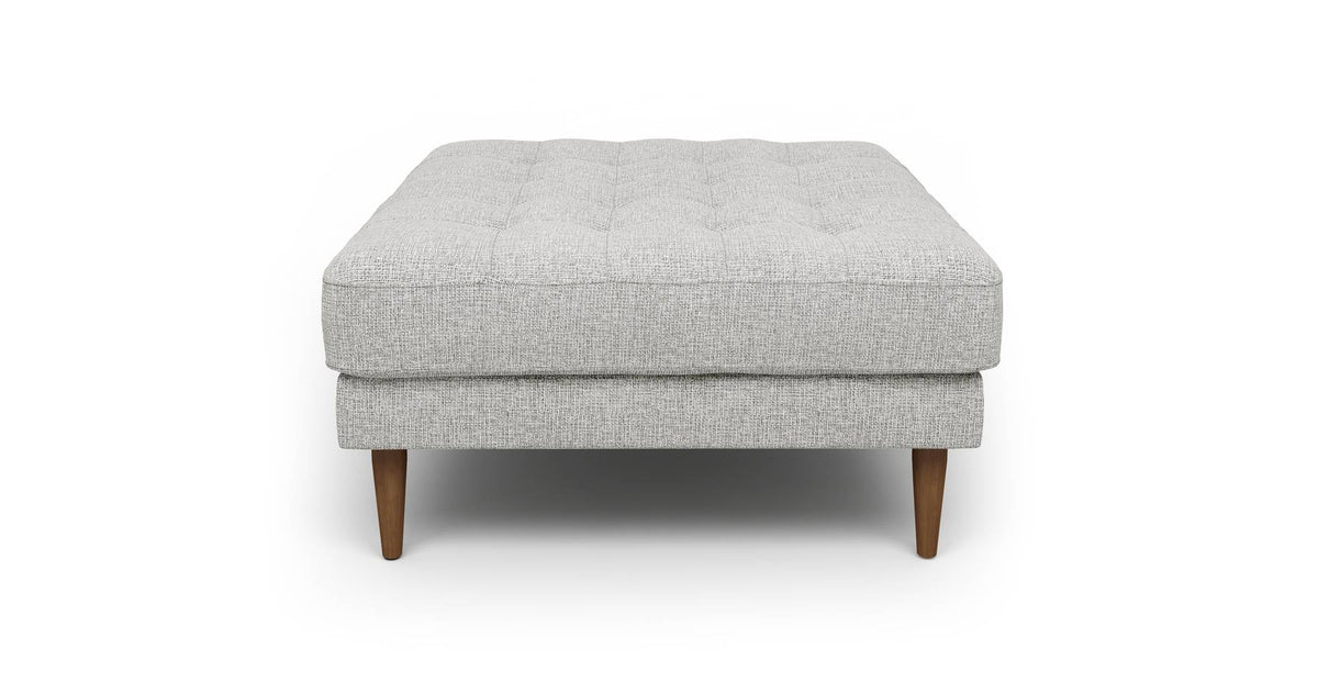 Normod Puf Ahşap Ayak - Keten