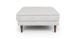 Klem Puf Ahşap Ayak - Keten