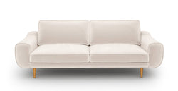 Klem Kadife Ekru Koltuk Takımı - Normod