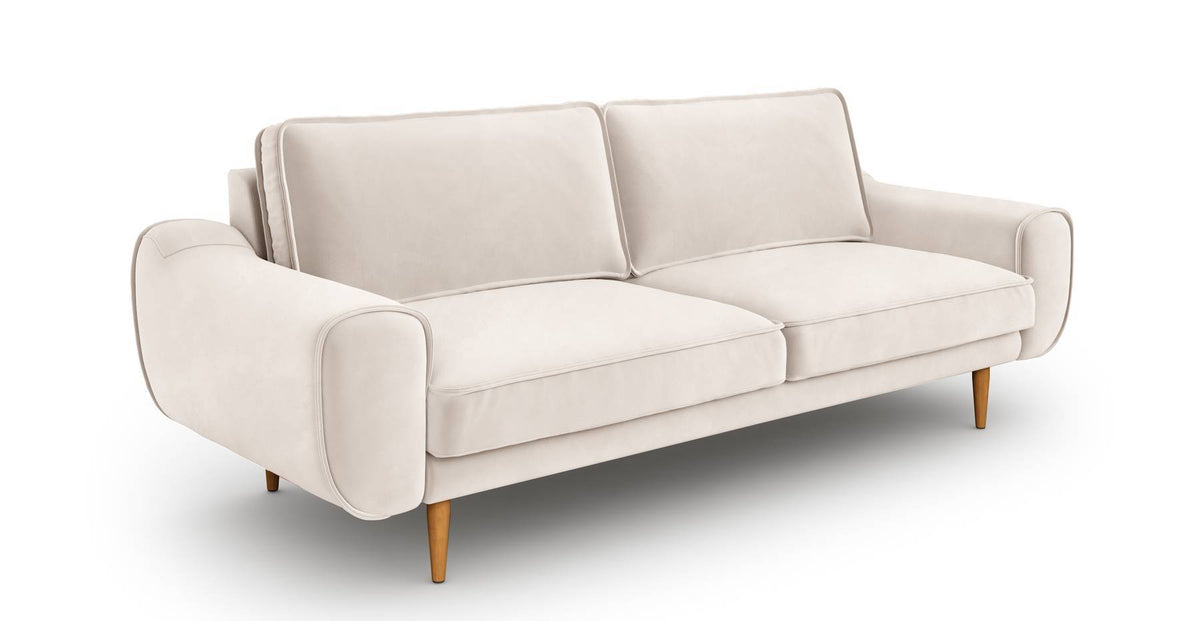 Klem Kadife Ekru Koltuk Takımı - Normod