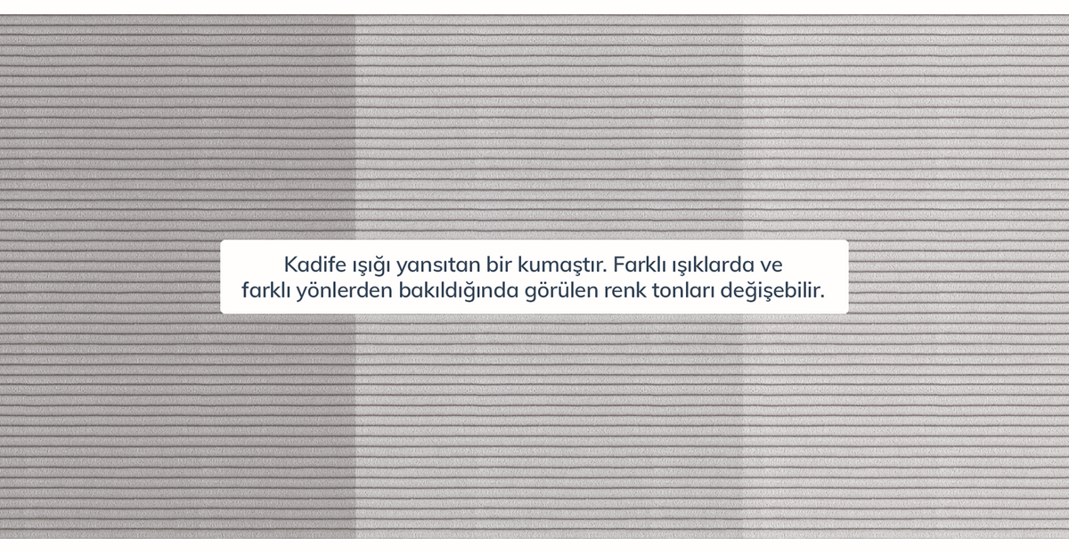 Klem Slim İkili Koltuk Silindir Ahşap Ayak - Fitilli Kadife