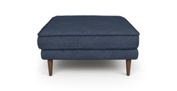 Klem Puf Ahşap Ayak - Keten