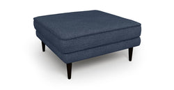 Klem Puf Ahşap Ayak - Keten