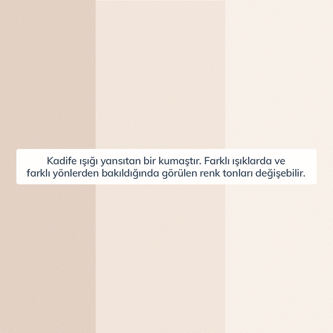 Kumaş: Kadife - Renk: Ekru - Normod