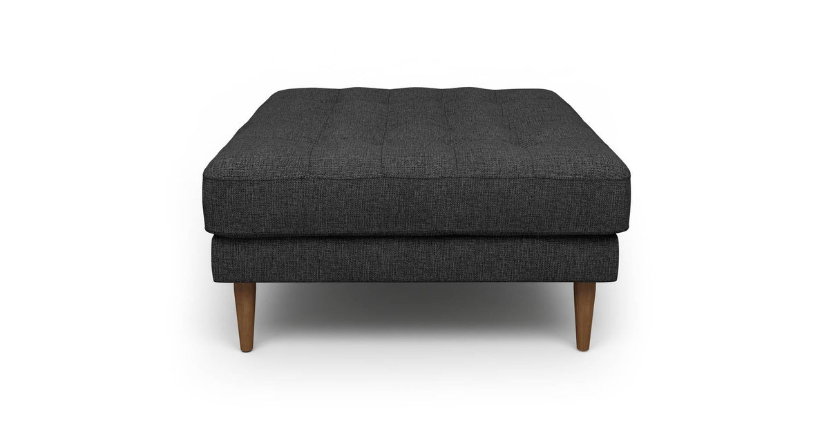 Normod Puf Ahşap Ayak - Keten