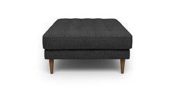 Normod Puf Ahşap Ayak - Keten