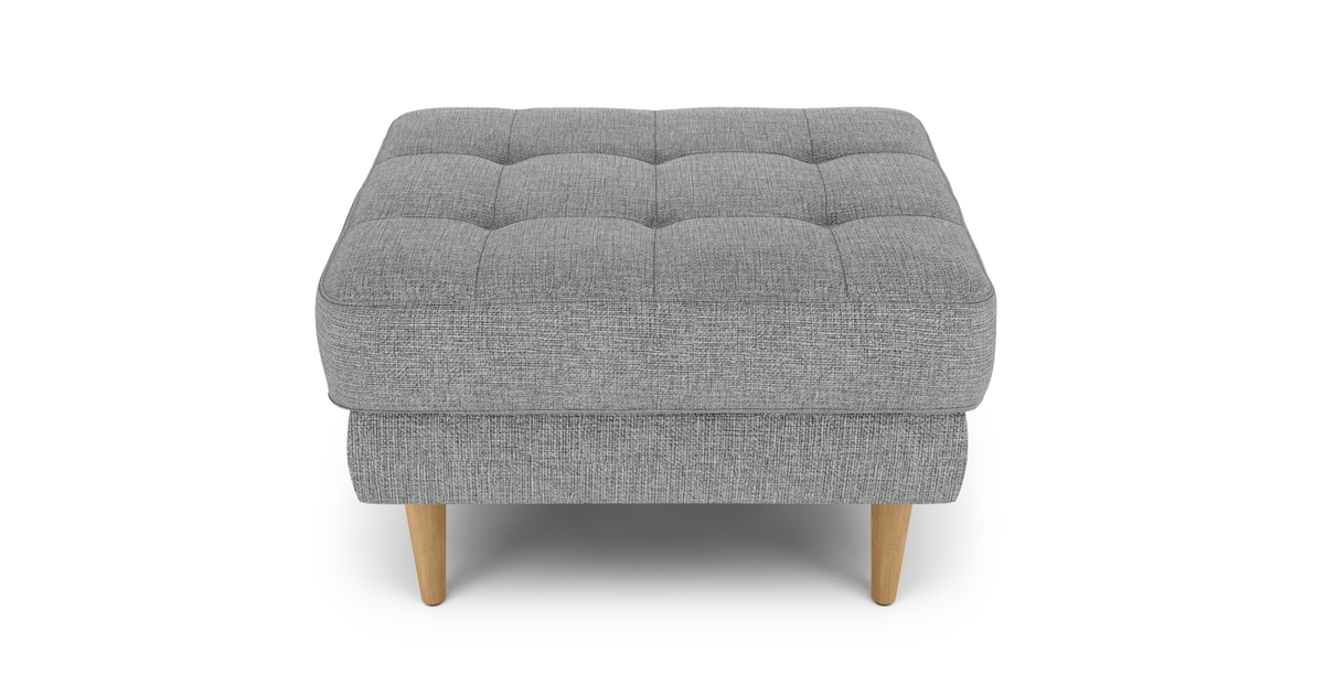 Modsy Puf Small Ahşap Ayak - Keten