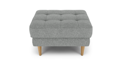 Modsy Puf Small Ahşap Ayak - Keten