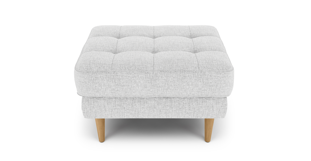 Modsy Puf Small Ahşap Ayak - Keten