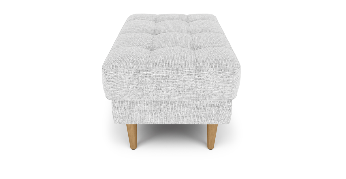 Modsy Puf Small Ahşap Ayak - Keten