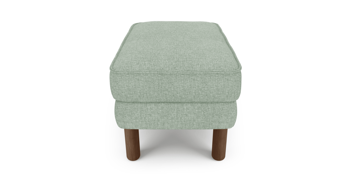 Klem Puf Small Silindir Ahşap Ayak - Keten