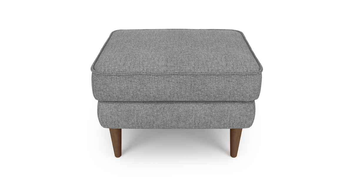 Klem Puf Small Ahşap Ayak - Keten