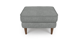 Klem Puf Small Ahşap Ayak - Keten