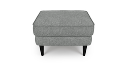 Klem Puf Small Ahşap Ayak - Keten