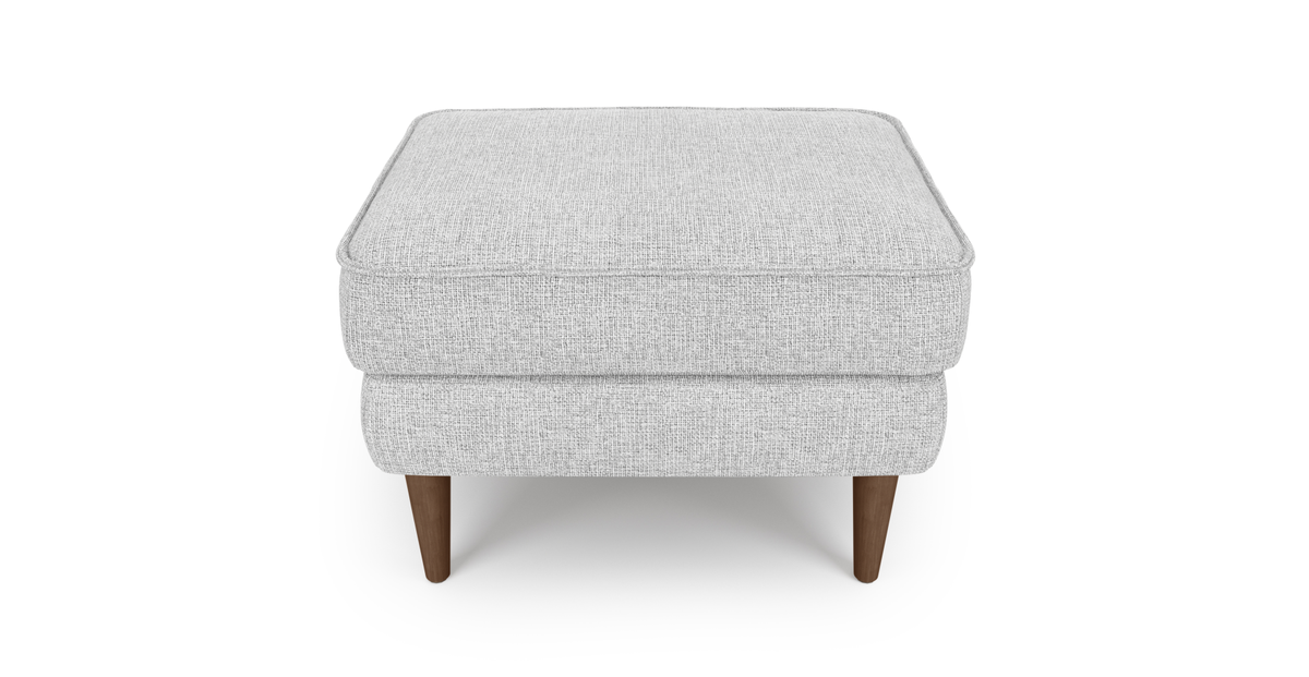 Klem Puf Small Ahşap Ayak - Keten