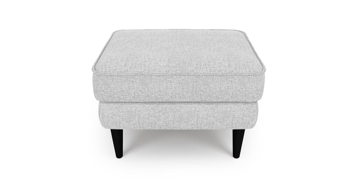 Klem Puf Small Ahşap Ayak - Keten