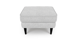 Klem Puf Small Ahşap Ayak - Keten