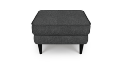 Klem Puf Small Ahşap Ayak - Keten