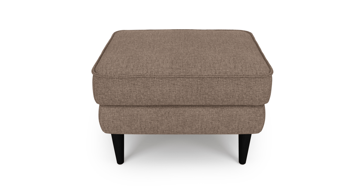 Klem Puf Small Ahşap Ayak - Keten