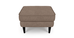 Klem Puf Small Ahşap Ayak - Keten