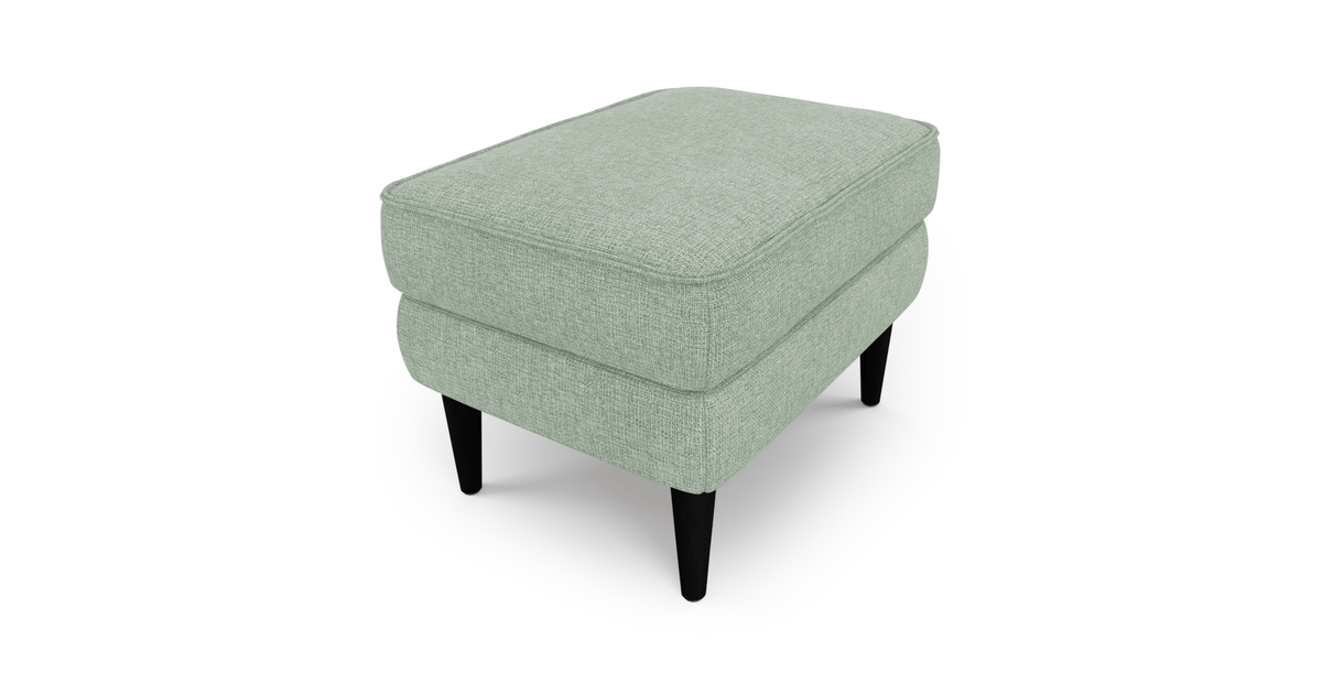 Klem Puf Small Ahşap Ayak - Keten