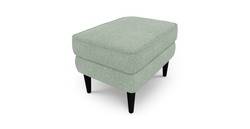 Klem Puf Small Ahşap Ayak - Keten