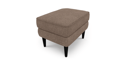 Klem Puf Small Ahşap Ayak - Keten