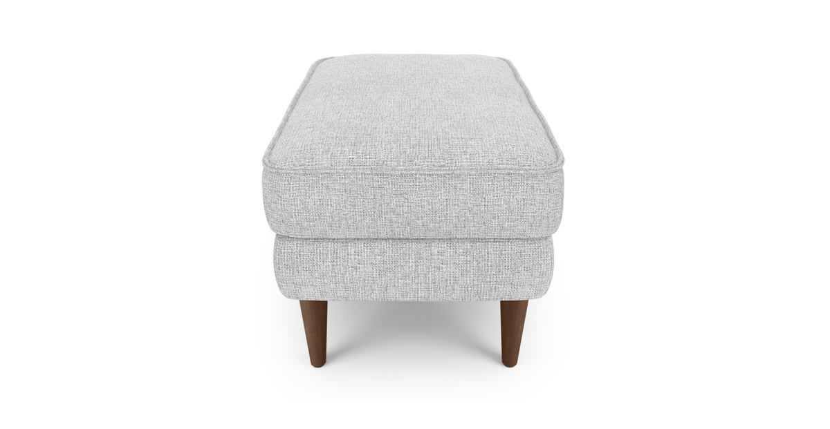 Klem Puf Small Ahşap Ayak - Keten