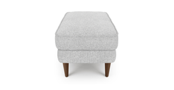 Klem Puf Small Ahşap Ayak - Keten