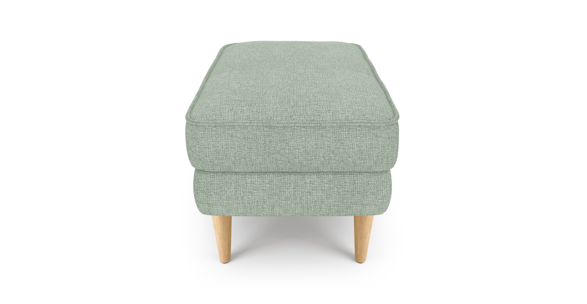 Klem Puf Small Ahşap Ayak - Keten