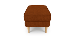 Klem Puf Small Ahşap Ayak - Keten