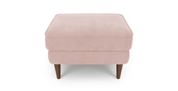 Klem Puf Small Ahşap Ayak - Kadife