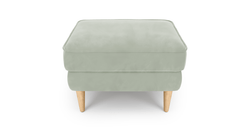 Klem Puf Small Ahşap Ayak - Kadife