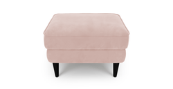 Klem Puf Small Ahşap Ayak - Kadife