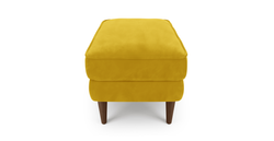 Klem Puf Small Ahşap Ayak - Kadife