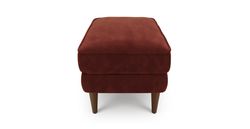 Klem Puf Small Ahşap Ayak - Kadife
