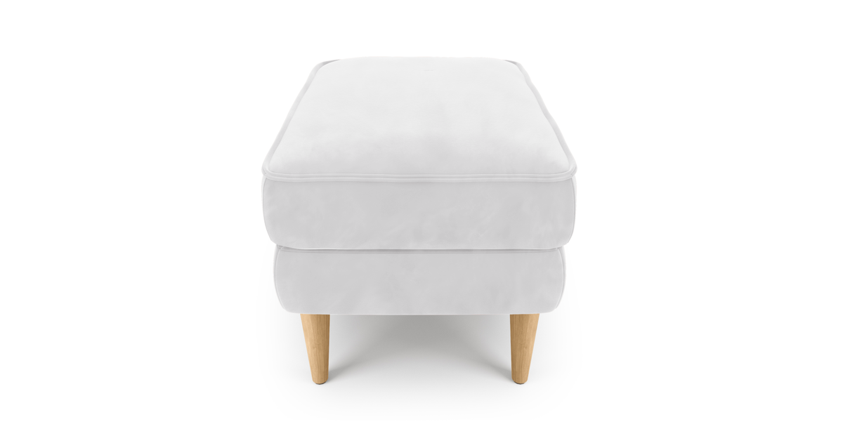 Klem Puf Small Ahşap Ayak - Kadife