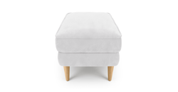 Klem Puf Small Ahşap Ayak - Kadife