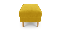 Klem Puf Small Ahşap Ayak - Kadife