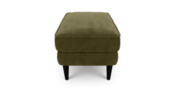 Klem Puf Small Ahşap Ayak - Kadife