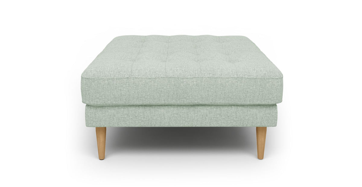 Normod Puf Ahşap Ayak - Keten