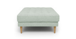 Normod Puf Ahşap Ayak - Keten