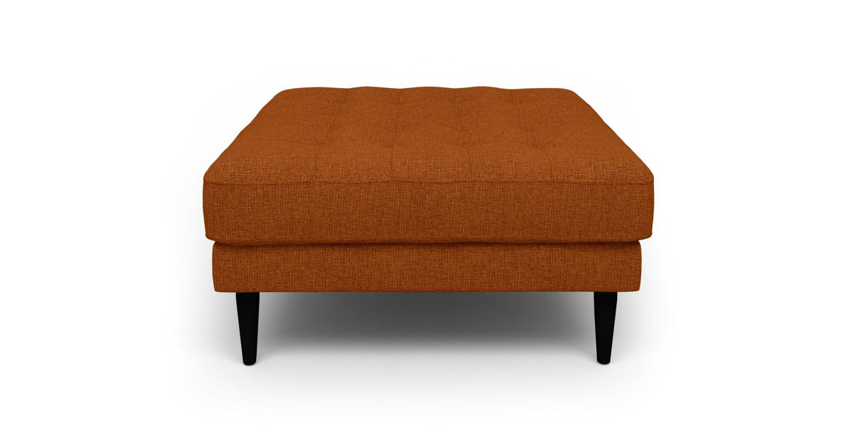 Normod Puf Ahşap Ayak - Keten