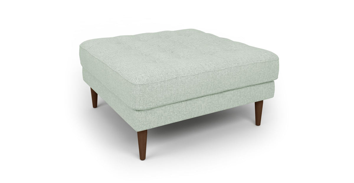 Normod Puf Ahşap Ayak - Keten