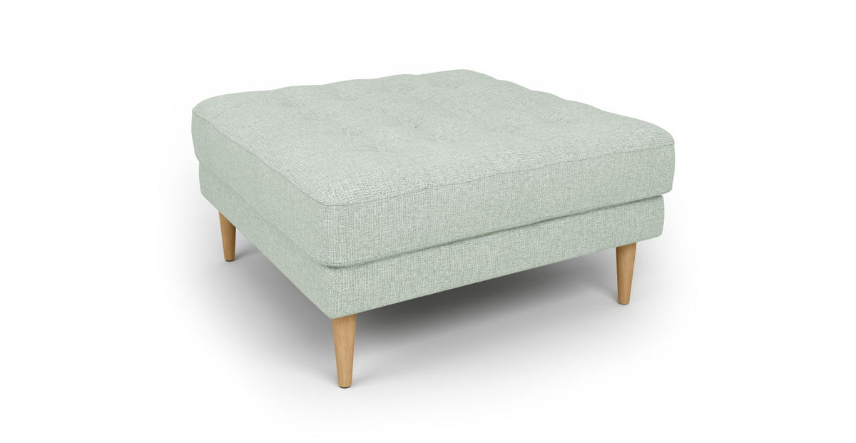 Normod Puf Ahşap Ayak - Keten