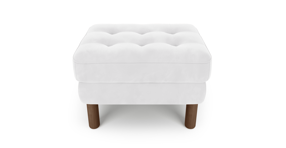 Modsy Puf Small Silindir Ahşap Ayak - Kadife