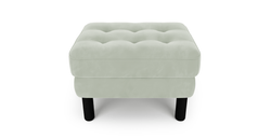 Modsy Puf Small Silindir Ahşap Ayak - Kadife