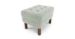 Modsy Puf Small Silindir Ahşap Ayak - Kadife