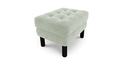 Modsy Puf Small Silindir Ahşap Ayak - Kadife